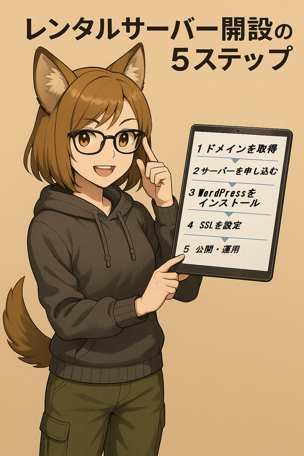 ピィーによる5ステップ解説開始