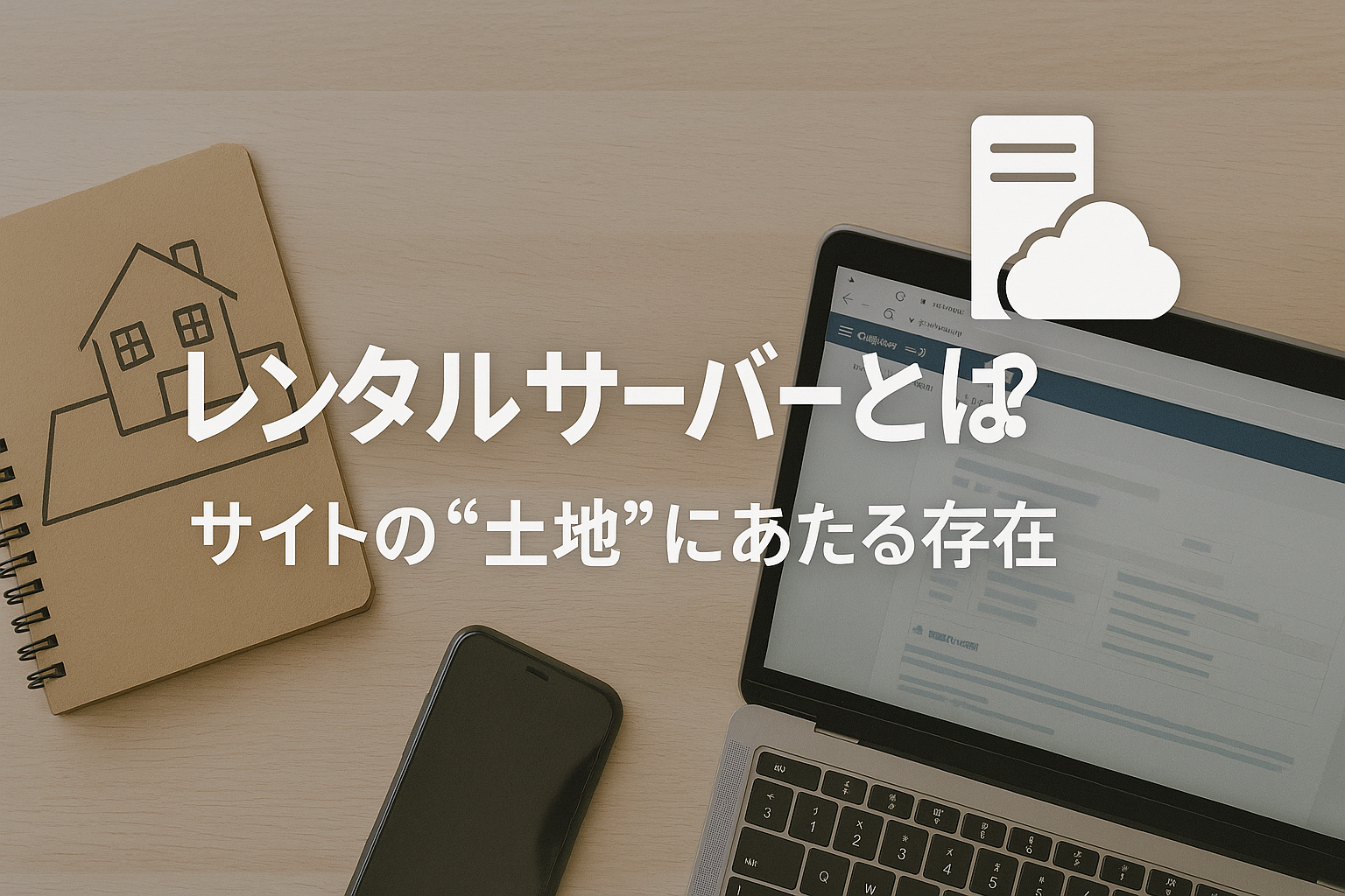 レンタルサーバーとは？ サイトの土地にあたる存在