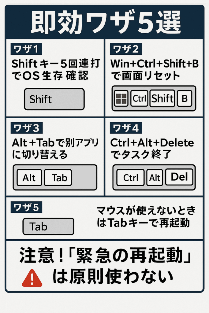 即効ワザ5選