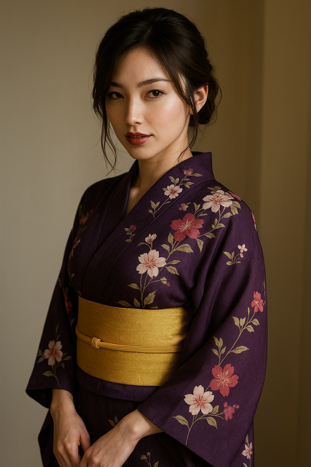 リアル系和服姿の画像